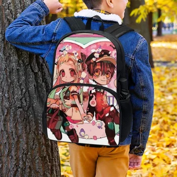 FORUDESIGNS Anime Študentov Schoolbags Wc-Viazané Hanako-kun Dizajnom Školských Tašiek Multi Vrecku Bookbags Usporiadať Veľkú Kapacitu