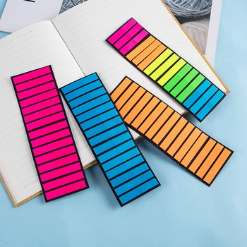 200/300pcs Kawaii Rainbow Index Farby Memo Pad Poznámok Papierové Nálepky poznámkový blok Záložku Školské potreby kancelárske potreby