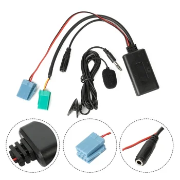 Odolný Bezdrôtový Prijímač AUX Vstup kábel Kábel Adaptéra Mini Konektor pre Mikrofón Auto Rádio na prehrávanie Hudby Stereo pre Externé Zariadenia