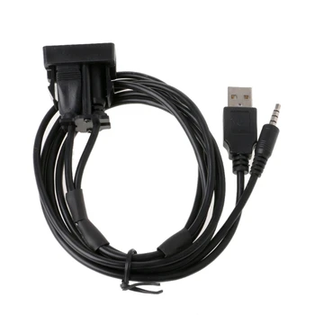 pre Auto Flush Mount USB Port, Panel Auto, Loď 3.5 mm AUX, USB Predlžovací Kábel Adaptéra A70F
