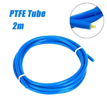 Modrá 2 m 2 mm ID X 4 mm OD 3D Tlačiarne Diaľkové sprievodca trubice Bowdenových Trubiek PTFE Tube Tube 3D Tlačiarne Časť Kŕmenie trubice