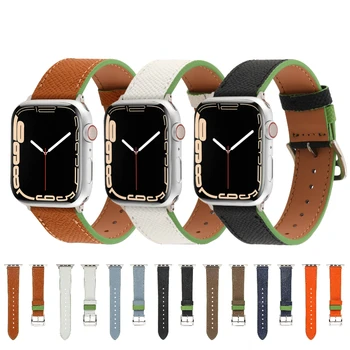 Kožený remienok Pre Apple hodinky Ultra 49 mm 8 7 45mm 41mm Smart Sledovať Prémiové Náramok Pre iwatch série 6 5 4 3 SE 44 mm 42mm 40 mm