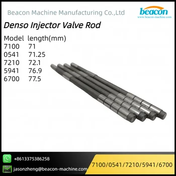Dĺžka 71mm 71.25 mm 72.1 mm 76.9 mm 77.5 mm regulačný Ventil Rod Injektor vretena Ventilu pre Denso Nafty Common Rail Palivo Injektor