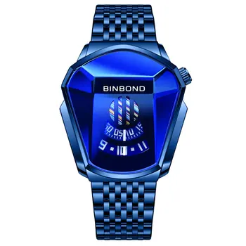 BINBOND Značky Pánske Quartz Hodinky Vysokej Kvality, Dizajn, Racing Sport Ruky Hodiny Módne Luxusné Tvorivé Mužské Osobné Náramkové hodinky