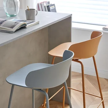 Moderný Minimalistický barové Dizajnér Model Svetla Luxusných Domov barová stolička recepcii Nordic Plastové barové bar stoličky
