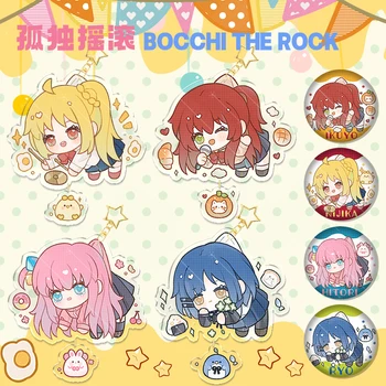 Anime BOCCHI ROCK! Gotou Hitori Ijichi Nijika Cartoon Keychain Akryl Taška Prívesok Cosplay Odznak Brošňa Kolíky Hračka