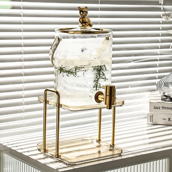 Pohár Studenej Vody Nádrže Nové Luxusné Domácnosti Veľká-kapacita Studenej Vody Fľašu Jednoduché Šťavy Vedro s Kohútik