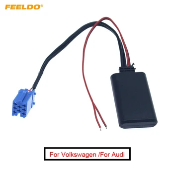 FEELDO 5 ks Car Audio Bluetooth Prijímač Aux Adaptér Pre Volkswagen Audi Lambo Lotus L3 Stereo Aux Rádiový Modul Bluetooth Kábel