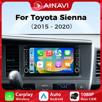 Ainavi Pre Toyota Sienna 3 2010-2014 Android autorádia Multimediálne Carplay GPS Navigácie Hráč Stereo Auto Vedúci Jednotky Autoradio