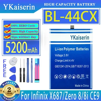YKaiserin Batéria BL-44CX BL-49FX BL-44AX BL-39IX Pre Infinix Hot 8 9 Poznámka 4/5 Pro 5pro X687/Zero 8/8i CE9