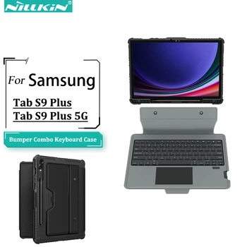 Nillkin pre Samsung Galaxy Tab S9 Plus Shockproof Prípad Tabletu Samsung S9 Plus s Odnímateľnou Klávesnicou pre Kartu S9 Plus 5G