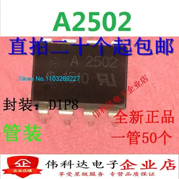 (10PCS/LOT) A2502 HCPL-2502 DIP8 Nový, Originálny Zásob Energie čip