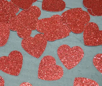 červená lesk láska Srdce tabuľka confettis svadobné symbolov scatter, svadobné sprcha bachelorette zapojenie party dekorácie, doprava zdarma