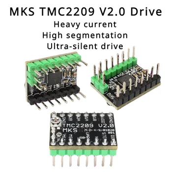 TMC2209 V2.0 Stepper Motor Ovládač StepStick 2.5 UART Ultra Tiché pre SKR V1.3/1.4 vzdať sa 3 Control Board 3D Tlačiarne Diely