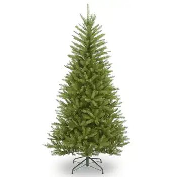 Strom Spoločnosti Umelé Slim Vianočný Stromček, Zelená, Dunhill Jedľa, Zahŕňa Stojan, 6.5 Nohy
