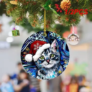 1/2KS Batoh Charms Nosiť Klobúk Vysoko Kvalitné Vianočné Dekorácie Dodávky Vianočný Stromček Prívesok Vianočné Ozdoby Psa