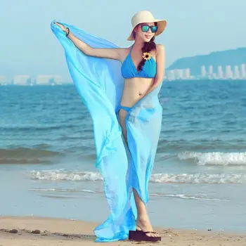 Bikini Pokrytie Cestovných Fotografie Šaty Príslušenstvo, Opaľovací Krém Šatku Kórejský Štýl Šatkou Žena Zábaly Lete Veľkú Šatku