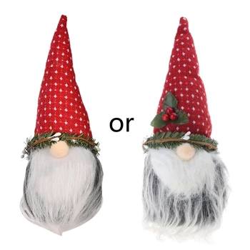 Dovolenka Gnome Ručné Švédsky Tomte Christmas Elf Zimné Dekorácie Santa Hračka