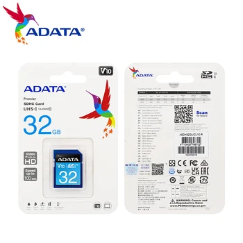 100% Originálne ADATA SD Karta 16 GB 32 GB, 64 GB Flash Pamäte, Karta Kartu SD U1 C10 V10 Microsd Karty SD pre Fotoaparát SD až do 100Mb/s