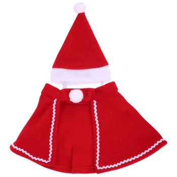 Zdobiť Puppy Teddy Psa Plášť Vianočné Hat Šaty pre Psa Vianočné Dekorácie Vianočné Oblečenie pre domáce Zvieratá
