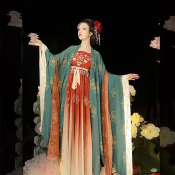 Koncové Šaty Tradičnej Čínskej Žien Hanfu Oblečenie Fáze Oblečenie Cosplay Fáze Nosenie Tanec Vykonávať Kostým Cisárovná Oblek