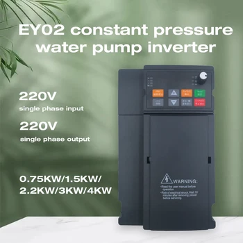 Vodné Čerpadlo Konštantný Tlak Vody, Dodávka Špeciálnych Frekvenčný Menič 220V 0,75 KW/1.5 KW/2,2 KW/4KW Frekvenčného meniča EY02