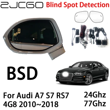 ZJCGO Auto BSD Radarový Výstražný Systém Blind Spot Detection, Bezpečnosti Jazdy Upozornenie pre Audi A7 S7 RS7 4G8 2010~2018